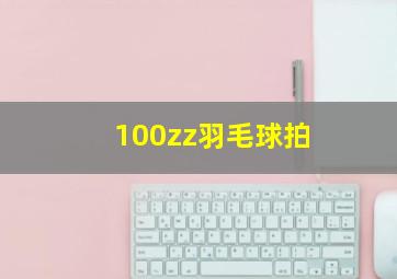 100zz羽毛球拍