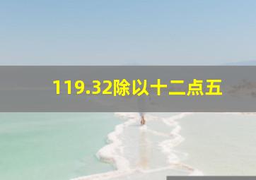 119.32除以十二点五