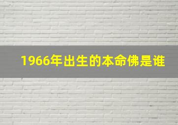 1966年出生的本命佛是谁