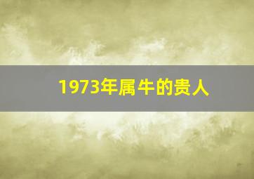 1973年属牛的贵人