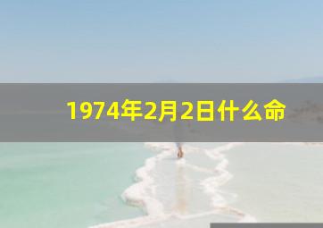 1974年2月2日什么命