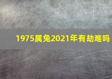 1975属兔2021年有劫难吗