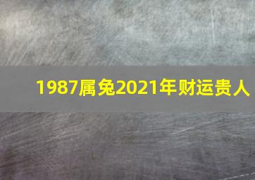 1987属兔2021年财运贵人