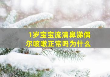 1岁宝宝流清鼻涕偶尔咳嗽正常吗为什么