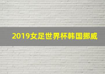 2019女足世界杯韩国挪威