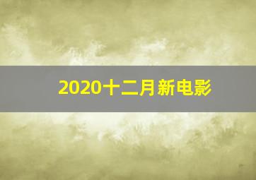 2020十二月新电影