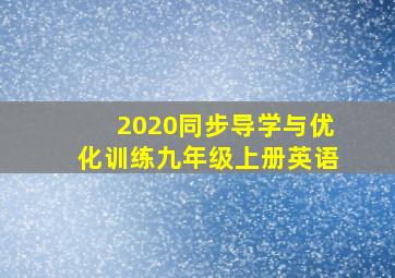 2020同步导学与优化训练九年级上册英语