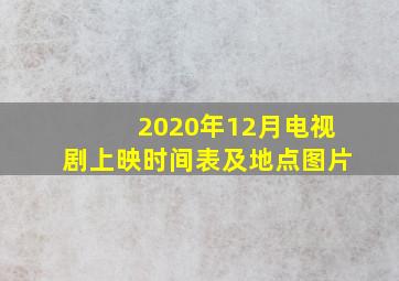 2020年12月电视剧上映时间表及地点图片