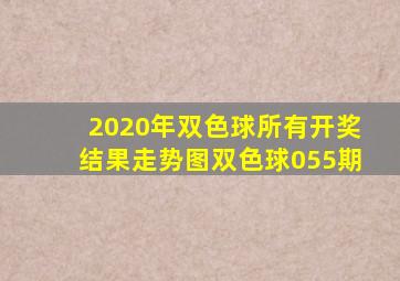 2020年双色球所有开奖结果走势图双色球055期