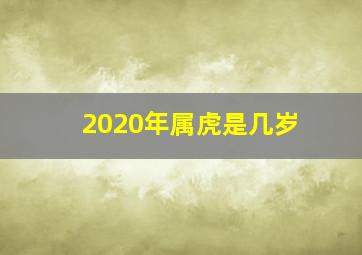 2020年属虎是几岁