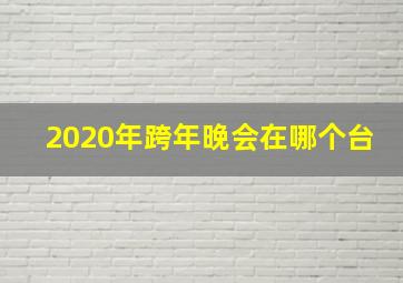 2020年跨年晚会在哪个台