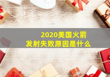 2020美国火箭发射失败原因是什么