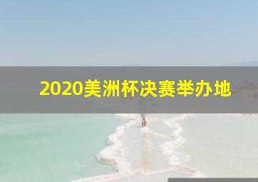 2020美洲杯决赛举办地