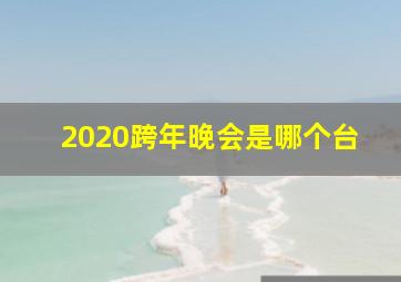 2020跨年晚会是哪个台