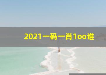 2021一码一肖1oo谁