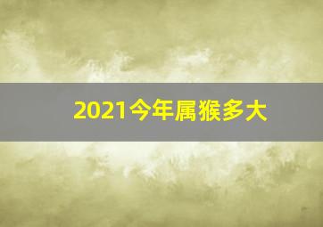 2021今年属猴多大