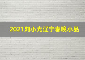 2021刘小光辽宁春晚小品