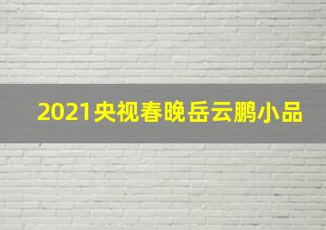 2021央视春晚岳云鹏小品