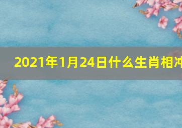 2021年1月24日什么生肖相冲