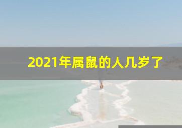 2021年属鼠的人几岁了