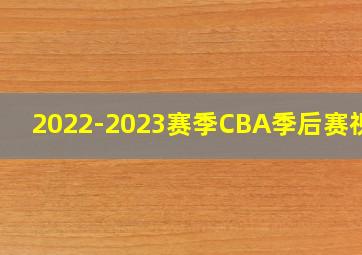 2022-2023赛季CBA季后赛视频