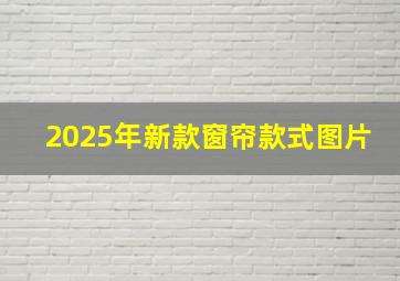 2025年新款窗帘款式图片