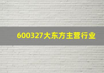 600327大东方主营行业