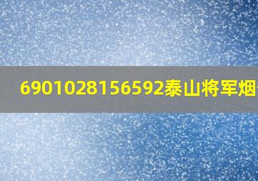 6901028156592泰山将军烟价格