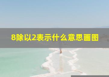 8除以2表示什么意思画图