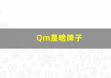 Qm是啥牌子