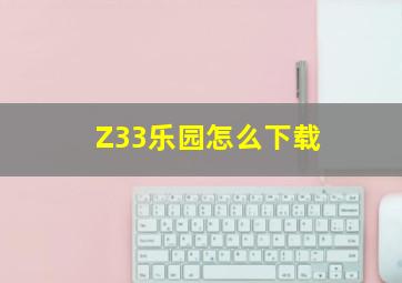 Z33乐园怎么下载