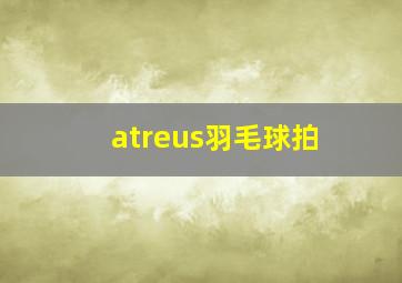 atreus羽毛球拍