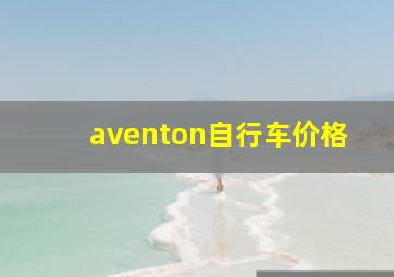 aventon自行车价格