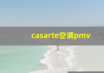 casarte空调pmv