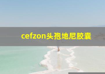 cefzon头孢地尼胶囊