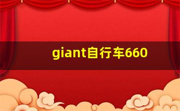 giant自行车660