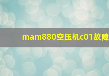 mam880空压机c01故障