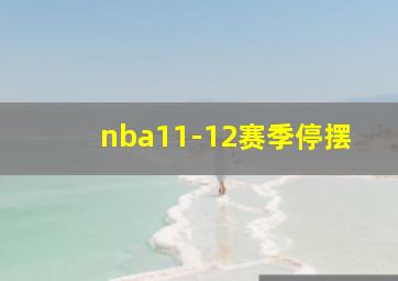 nba11-12赛季停摆