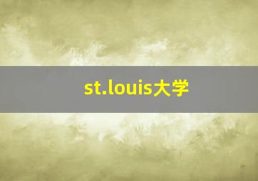 st.louis大学