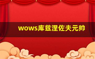 wows库兹涅佐夫元帅