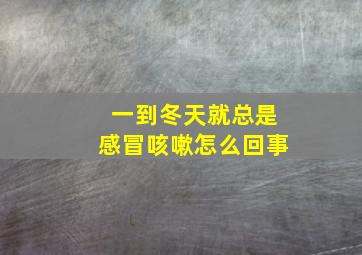 一到冬天就总是感冒咳嗽怎么回事