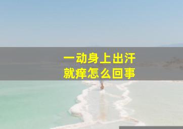 一动身上出汗就痒怎么回事