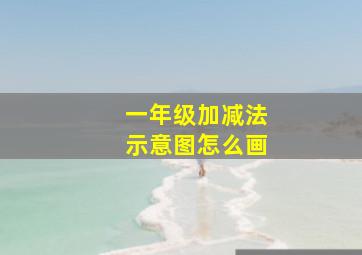 一年级加减法示意图怎么画