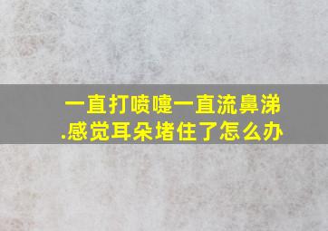 一直打喷嚏一直流鼻涕.感觉耳朵堵住了怎么办