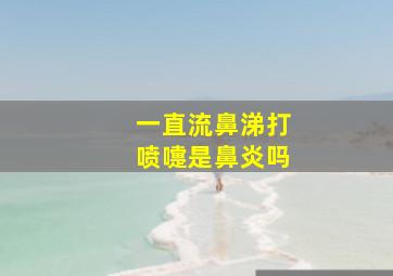 一直流鼻涕打喷嚏是鼻炎吗