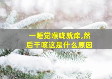 一睡觉喉咙就痒,然后干咳这是什么原因