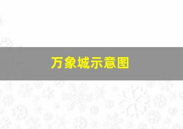 万象城示意图