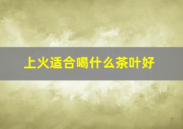 上火适合喝什么茶叶好