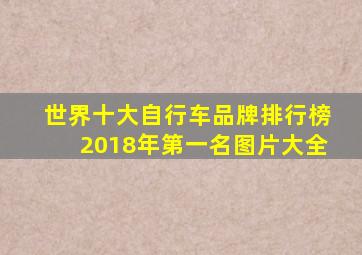 世界十大自行车品牌排行榜2018年第一名图片大全