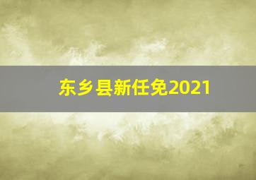 东乡县新任免2021